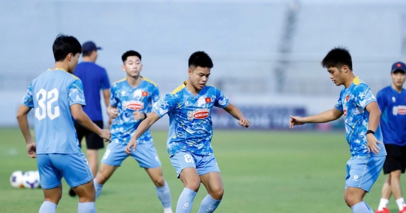 Tuyển thủ U22 Việt Nam không ngại đổi sân, giữ vững mục tiêu vàng SEA Games 33