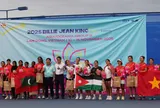 Khép lại Billie Jean King Cup 2025, tuyển nữ Việt Nam đứng thứ ba