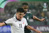 Highlight: U23 Ả Rập Saudi vất vả thẳng Kyrgyzstan, dù hơn người từ phút 34