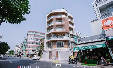 Mê mẩn nhà phố hai mặt tiền góc ngã ba đầy ánh sáng