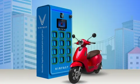 VinFast ra mắt mô hình đổi pin xe máy điện