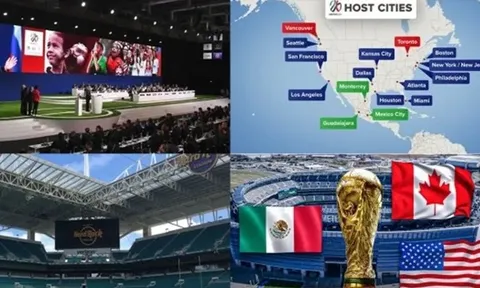 Lễ bốc thăm World Cup 2026 sẽ được tổ chức tại Trung tâm Kennedy vào tháng 12