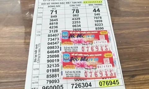 Được người bán dạo dúi cho 2 tờ vé số, người phụ nữ đem đi dò: Ngỡ ngàng nhìn kết quả