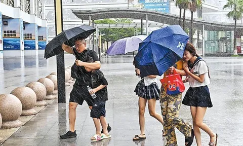 Bão Kajiki (bão số 5) gây mưa lớn, gió mạnh ở nhiều khu vực Trung Quốc