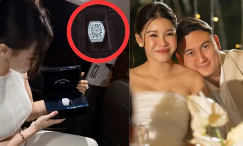 Thủ môn Lâm Tây tặng đồng hồ kim cương trăm triệu cho nàng WAG nóng bỏng nhất làng bóng đá
