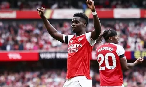 Bukayo Saka bỏ lỡ trận đấu với Liverpool và vòng loại World Cup