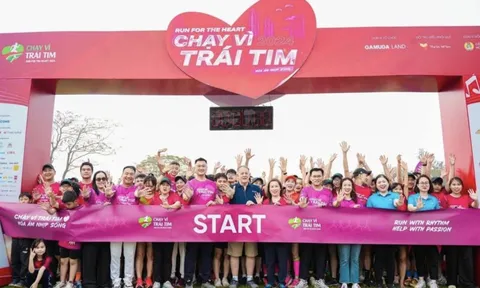 "Chạy vì trái tim 2025": 11 năm đồng hành cùng nhịp đập trái tim trẻ em