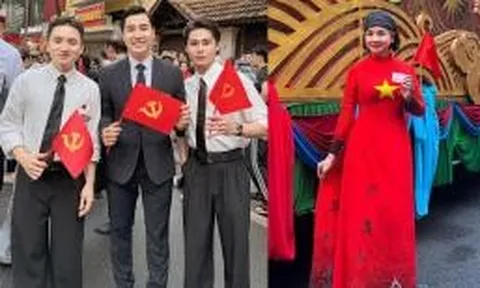 Sao Việt nô nức tham dự Tổng duyệt diễu hành mừng Đại lễ kỷ niệm 80 năm Quốc khánh