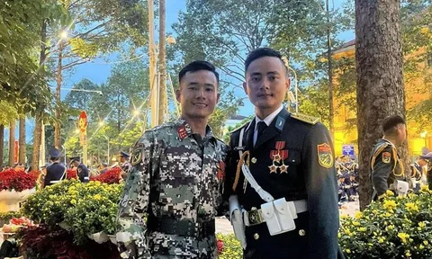 Niềm tự hào của 2 anh em ruột ở Nghệ An tham gia trong đội hình diễu binh A80