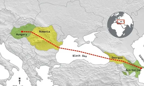 Thế giới đột nhiên chú ý đến Azerbaijan: Là bởi "hành lang tỷ USD" cắt ngang Biển Đen?