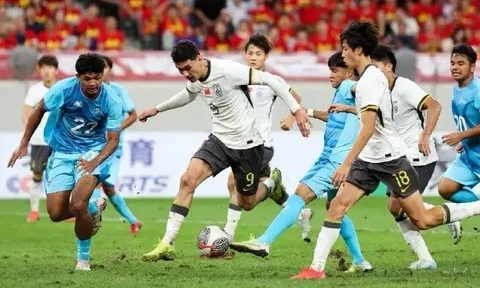 Thắng 10-0, tuyển Trung Quốc vẫn phải xếp sau đội bóng Đông Nam Á