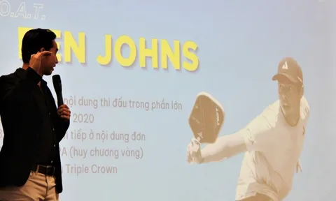 Tay vợt Pickleball huyền thoại Ben Johns chuẩn bị đến Việt Nam đấu giải