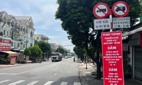 Ngày 15-9, TP HCM cấm xe tải trọng lớn chạy trên 4 đoạn, tuyến đường quan trọng trong giờ cao điểm