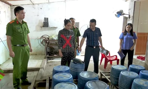 Công an đột kích xưởng sản xuất giá đỗ, phát hiện 1,4 tấn giá đang được "tắm" trong "nước kẹo" giúp phát triển thần tốc