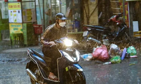 Miền Bắc mưa từ đêm nay