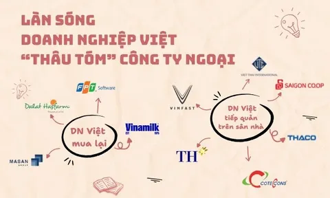 Từ "con mồi" bị thâu tóm đến làn sóng doanh nghiệp Việt đi săn các công ty ngoại: FPT, Vinamilk, Masan, VinFast và những thương vụ triệu đô