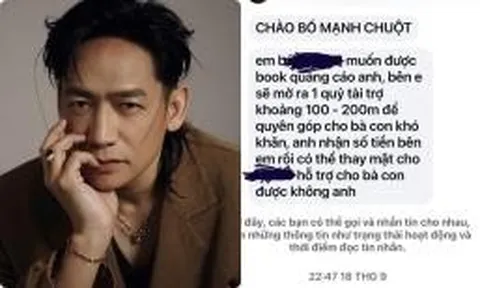 Duy Mạnh tung tin nhắn bị web cá độ 'dụ' quảng cáo trá hình, mỉa mai Ngũ hổ tướng 'ngu, tham'