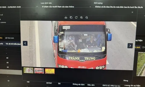 Từ camera AI, Cục CSGT cảnh báo hàng triệu tài xế