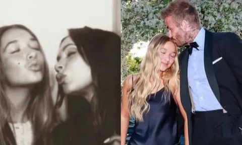 Vợ chồng Beckham cuối cùng cũng cho phép út cưng Harper lập tài khoản MXH, cả nhà đã follow chỉ anh cả thờ ơ
