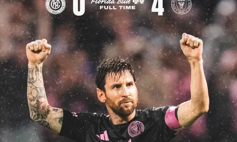 Messi ghi cú đúp, một kiến tạo để tạo nên kỷ lục chưa từng có ở MLS