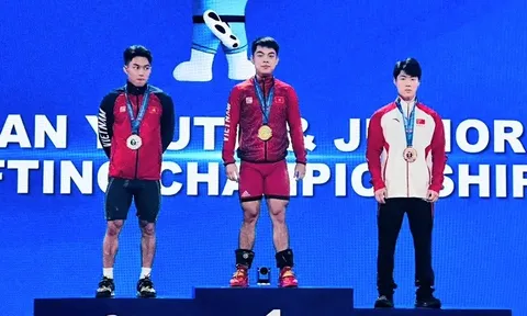 Dương Tuấn Kiệt giành HCV hạng cân 60kg nam tại Giải vô địch cử tạ CLB quốc gia 2025