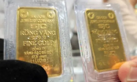 Cuối ngày 6-10, giá vàng miếng SJC, vàng nhẫn tăng rất mạnh