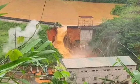 Vỡ đập thủy điện Bắc Khê 1 ở Lạng Sơn