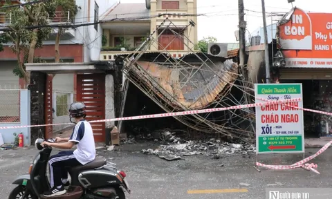 Cửa hàng quần áo cháy dữ dội sau tiếng nổ lớn, 1 người tử vong