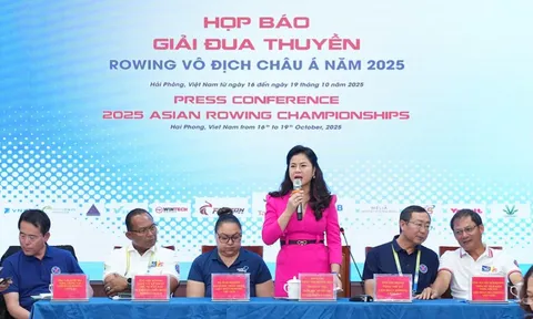 Hải Phòng đăng cai giải đua thuyền Rowing vô địch Châu Á năm 2025