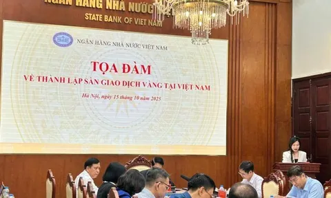Chiều 15/10, Ngân hàng Nhà nước thông tin về lập sàn giao dịch vàng, từng bước huy động nguồn vàng trong dân