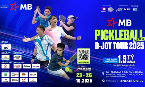 MB Pickleball D-Joy Tour 2025 chặng 3: Đường đua nóng hướng đến Vietnam Masters