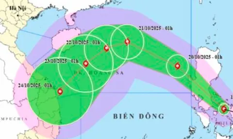 Bão Fengshen giật cấp 10, vào Biển Đông chiều tối nay