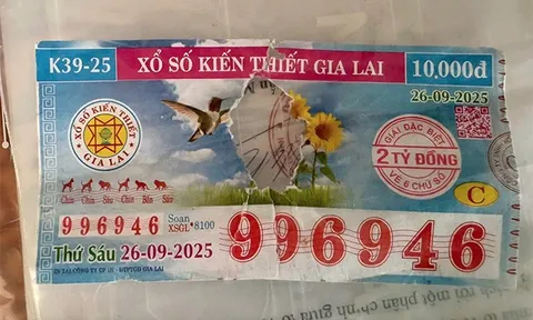 Người phụ hồ làm thủng tờ vé số trúng 2 tỷ đồng, đi nhận thưởng không được: Công ty xổ số nói gì?