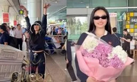 Hoa hậu Yến Nhi lủi thủi một mình về nước với núi hành lý, sau khi 'trắng tay' tại Miss Grand International 2025