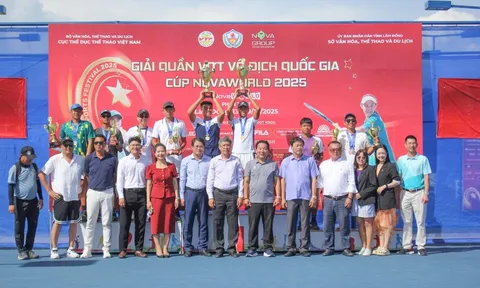 Vũ Hà Minh Đức giành cú đúp vô địch Giải Quần vợt Quốc gia 2025