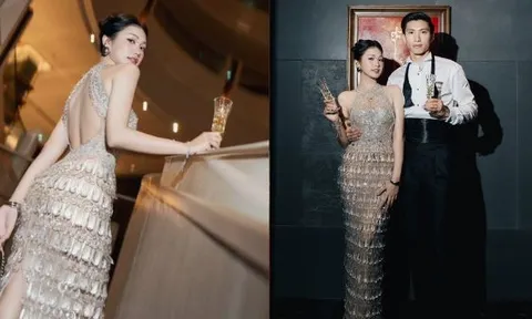 Ngắm bóng lưng đậm chất "điện ảnh" của tiểu thư Doãn Hải My, netizen tấm tắc: Văn Hậu đúng sang vì vợ!