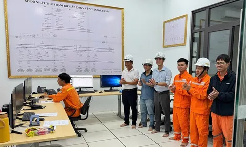 Đóng điện dự án Trạm biến áp 220kV Vũng Áng và đấu nối