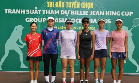 Một VĐV rút khỏi vòng tuyển chọn tuyển nữ dự Billie Jean King Cup Nhóm III khu vực