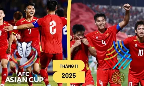 Đội tuyển Việt Nam và U22 Việt Nam hội quân tháng 11, tăng tốc chuẩn bị cho Asian Cup và SEA Games 33