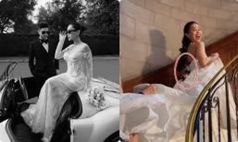 Ảnh cưới xa xỉ của em chồng Hà Tăng, hé lộ một chi tiết bất ngờ