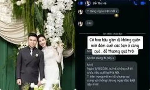 Bạn cùng quê tung tin nhắn về Hoa hậu Đỗ Hà, ai cũng thấy quá đáng yêu vì một chi tiết!