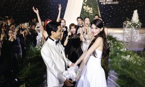 Điều đặc biệt trong lễ cưới của Chế Nguyễn Quỳnh Châu và chồng chủ tịch