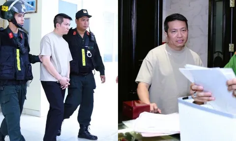 Hình ảnh doanh nhân Nguyễn Quốc Vũ thời điểm bị bắt giữ