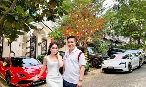 Loạt xe sang hàng chục tỷ đồng của vợ chồng Đoàn Di Băng trước khi Nguyễn Quốc Vũ bị bắt
