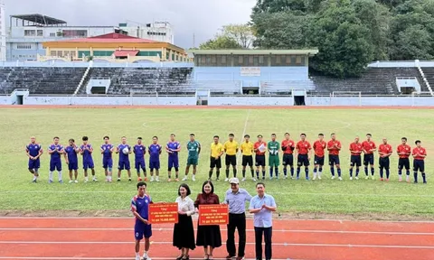 Liên đoàn Bóng đá tỉnh Lạng Sơn tổ chức giao lưu bóng đá, lan tỏa tinh thần thể thao và thiện nguyện