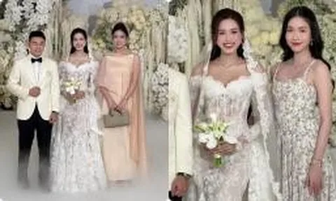 Dàn sao Việt dự đám cưới Hoa hậu Đỗ Hà: Toàn dàn Hoa - Á hậu đình đám