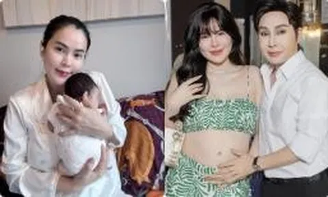 Hoa hậu Phương Lê sinh con thứ 4, nhan sắc ở tuổi 46 gây chú ý