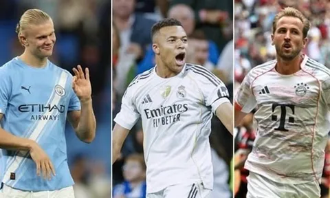 Mbappe, Kane và Haaland cạnh tranh quyết liệt cho danh hiệu Vua phá lưới năm 2025
