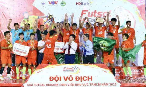 Trường Đại học Nông Lâm vô địch Giải Futsal sinh viên TP HCM 2025