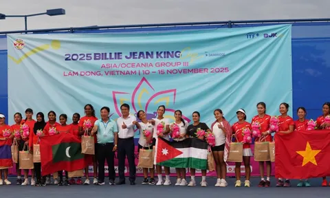 Khép lại Billie Jean King Cup 2025, tuyển nữ Việt Nam đứng thứ ba